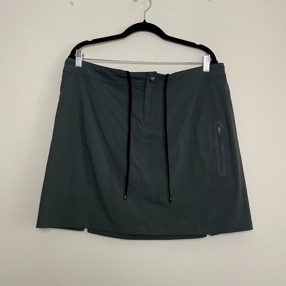 Columbia Pants - Columbia Omi-Sheild Advanced Repellency Gray Mini Skort Active Tennis Golf Sz 16
